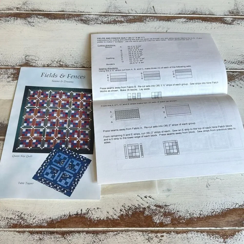 Fields and fences quilt pattern